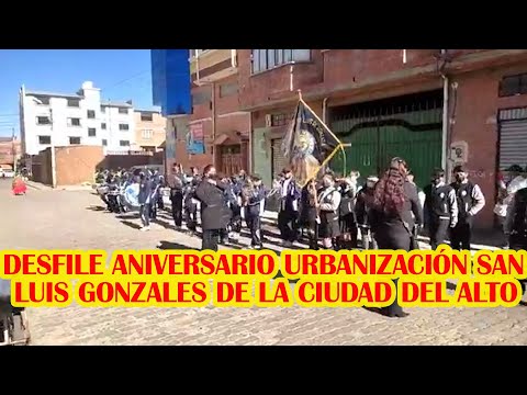 DESFILE POR EL 46 ANIVERSARIO URBANIZACIÓN SAN LUIS GONZAGA DEL ALTO...