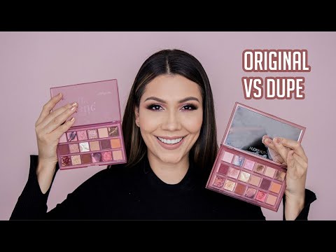 HUDA BEAUTY VS RUBY ROSE, ESTE DUPE VALE LA PENA? Naughty Palette vs Cosmo Glow Palette