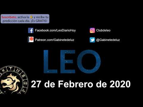 Horóscopo Diario - Leo - 27 de Febrero de 2020