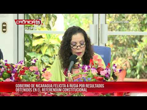 Mensaje de la vicepresidenta Rosario jueves 02 de julio 2020 – Nicaragua