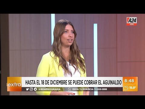 ¿CÚANDO COBRAS EL AGUINALDO?