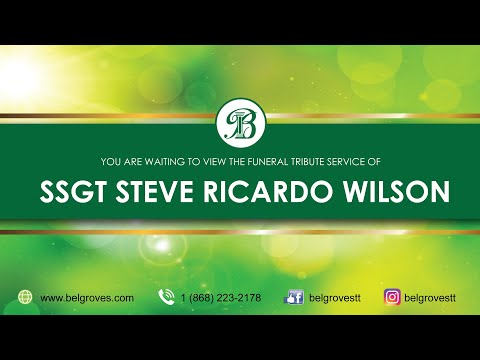 Ssgt Steve Ricardo Wilson Tribute Service