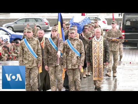 🔵Memorial Service Held for Ukrainian Soldier in Kyiv