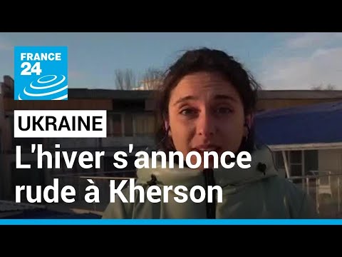 Avec l'arrivée de l'hiver, les autorités ukrainiennes incitent la population à quitter Kherson