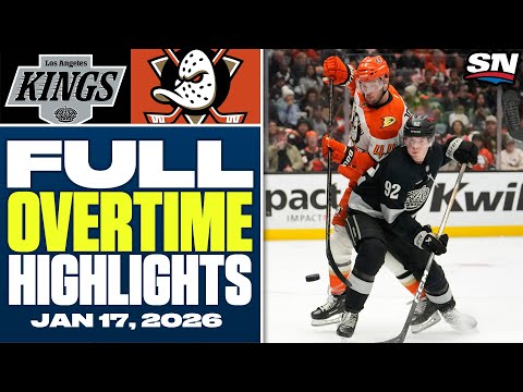 Los Angeles Kings at Anaheim Ducks | FULL Overtime Highlights - January 17, 2026