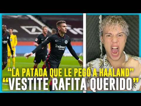 ? ARGENTINO REACCIONA a ?? RAFAEL SANTOS BORRE vs BORUSSIA DORTMUND 2-3 *DOBLETE y PELEA con HAALAND