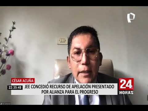 César Acuña: conceden apelación a APP por exclusión de candidato presidencial