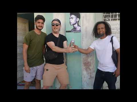 Intercambia experiencias artista francés en Distrito Creativo La Gloria, de Cienfuegos