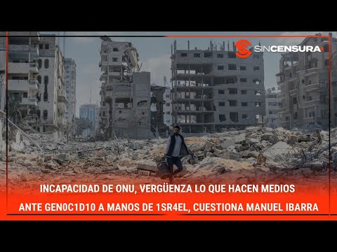 INCAPACIDAD de #ONU, VERGÜENZA lo que hacen medios ante g?n0c1d10 a manos de 1sr4?l