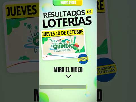 Resultado Lotería del Quindio del 10 de Octubre 2024#shorts #resultado #loteriadelquindio #quindio