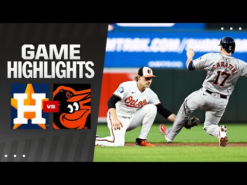 Astros vs. Orioles Game Highlights (8/25/24) | MLB Highlights