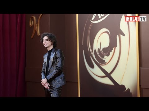 Timothée Chalamet se cubre de chocolate en el estreno de ‘Wonka’ en Los Ángeles | ¡HOLA! TV