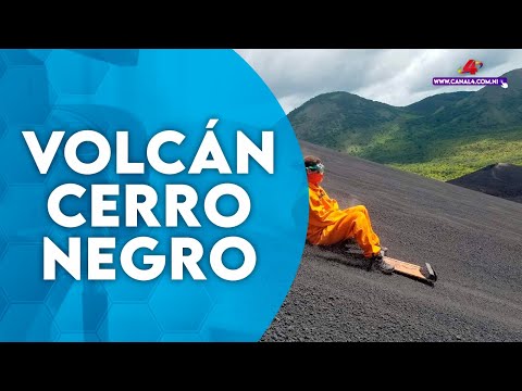 Volcán Cerro Negro, un atractivo para el turismo de aventura extrema