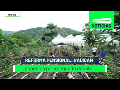Reforma pensional: radican ponencia para segundo debate - Teleantioquia Noticias