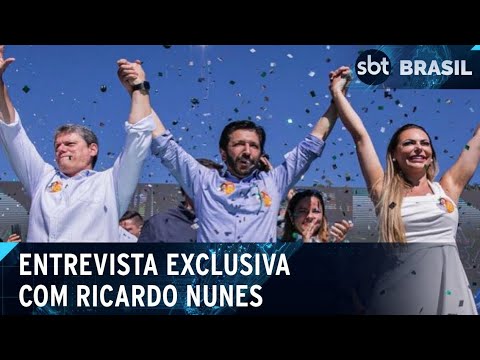 Cesar Filho entrevista Nunes (MDB) após candidato avançar para o 2° turno | SBT Brasil (08/10/24)