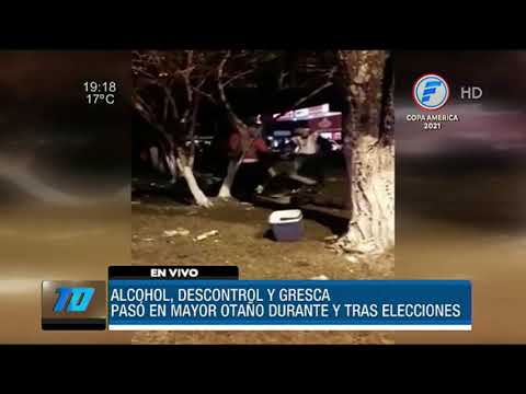Alcohol, destrozo y gresca en Mayor Otaño durante las elecciones