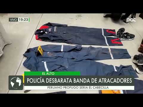 El Alto: policía desbarata banda de atracadores