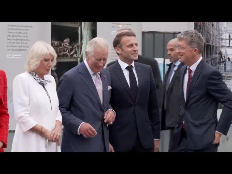 King Charles and Queen Camilla pay visit to see Notre Dame cathedral restoration