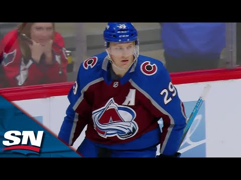 Avalanches Nathan MacKinnon Wires Wrister To Record His Second Four-Goal Game Of The Season