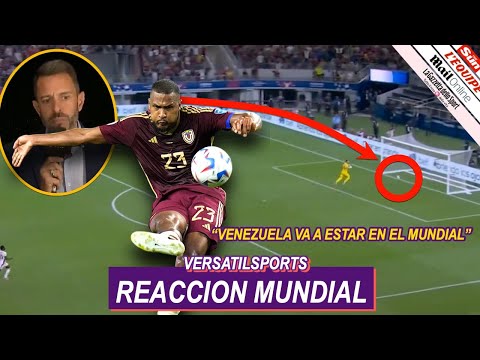 ASI REACCIONA PRENSA MUNDIAL a ELIMINACION de VENEZUELA vs CANADA COPA AMERICA 2024