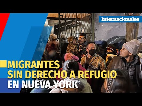 Nueva York suspende el derecho a refugio a migrantes