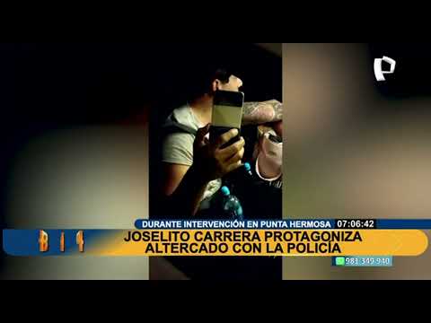 Joselito Carrera es detenido por estar en presunto estado de ebriedad
