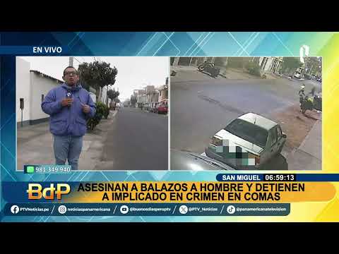 BDP EN VIVO Asesinan a hombre en San Miguel