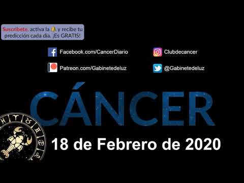 Horóscopo Diario - Cáncer - 18 de Febrero de 2020
