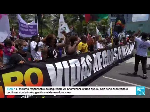 Brasileños piden justicia por el joven congoleño Moise Kabagambe