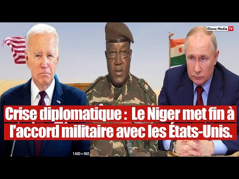 Bras de fer : Le Niger brise tout accord militaire avec les États-Unis.