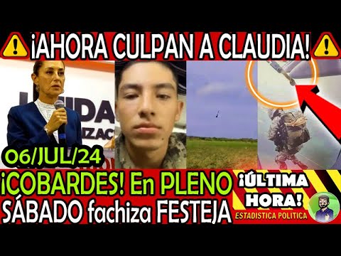 COBARDES CULPAN A CLAUDIA ¡ En pleno SABADO Cadete SEMAR CAIDO fachiza FESTEJA !