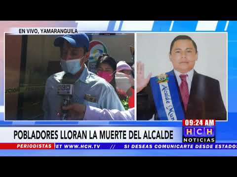 Familiares y amigos dan último adiós al alcalde de Yamaranguila