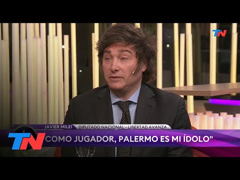 Como jugador, Martín Palermo era mi ídolo: Javier Milei en SÓLO UNA VUELTA MÁS