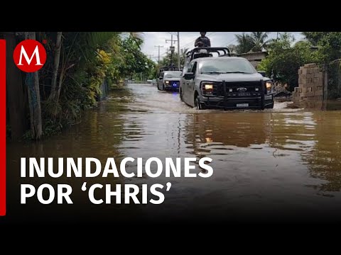 Tormenta tropical 'Chris' deja comunidades incomunicadas en Michoacán