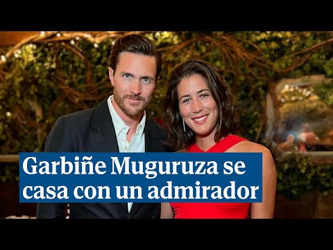 Garbiñe Muguruza se casa con un admirador al que conoció en la calle