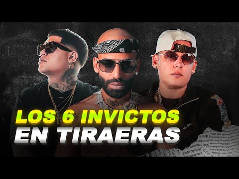 6 Cantantes Invictos: Nunca Perdieron Una TIRAERA (Trap y Reggaeton)