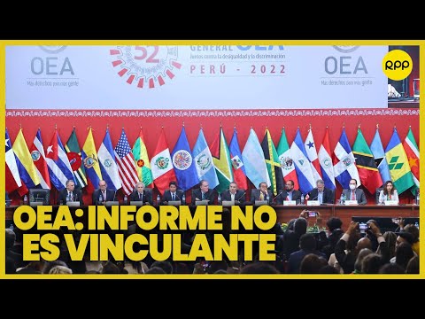 #ResumenADN Consejo permanente de la OEA recibirá informe tras analizar la situación del Perú