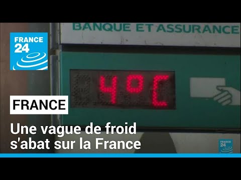 Une vague de froid s'abat sur la France • FRANCE 24