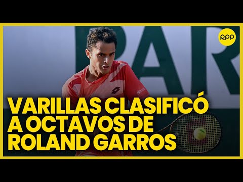 Juan Pablo Varillas hace historia en Roland Garros, y jugará frente a Djokovic