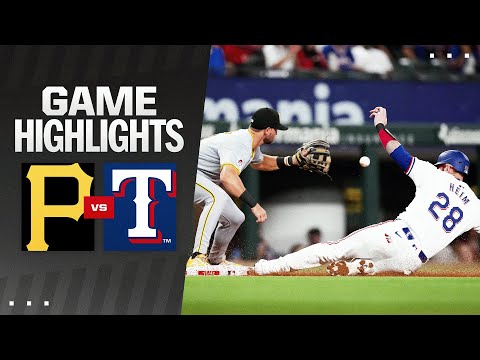 Pirates vs. Rangers Game Highlights (8/19/24) | MLB Highlights