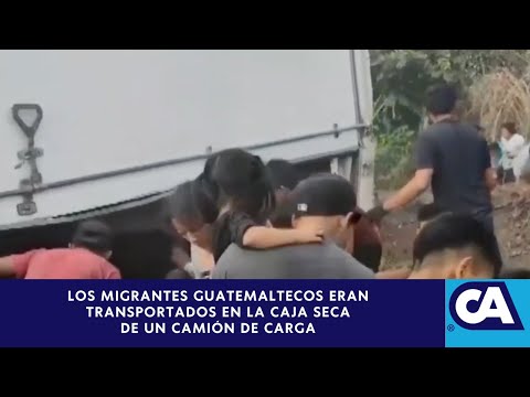 23 migrantes guatemaltecos involucrados en accidente vial en Chiapas, México