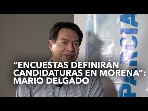 Encuestas definirán candidaturas en Morena: Mario Delgado Carrillo