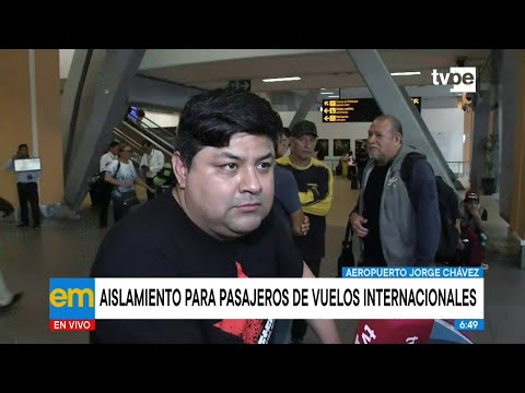 COVID-19: se ejecutan controles preventivos en aeropuerto Jorge Chávez