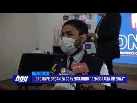 ORC ONPE organiza conversatorio “democracia interna”