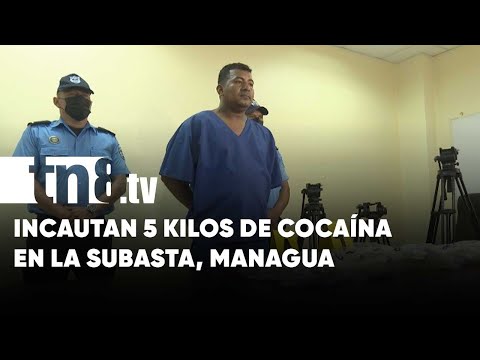 Quiebran a Marlon con más de 5 kilos de cocaína en La Subasta, Managua - Nicaragua