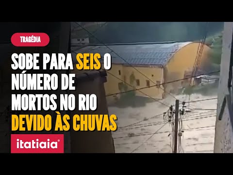 RIO DE JANEIRO REGISTRA SEIS MORTES DEVIDO A FORTES CHUVAS