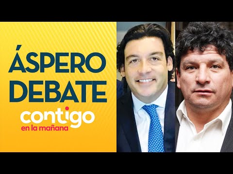 ¡EL HAMBRE DE LA GENTE!: El acalorado debate de diputados Alinco y Leiva - Contigo en La Mañana