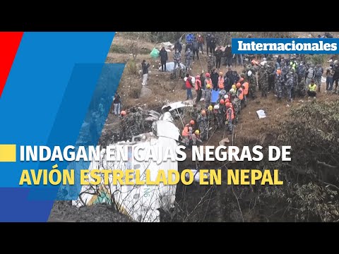 Indagan en cajas negras de avión estrellado en Nepal para determinar causas de la tragedia