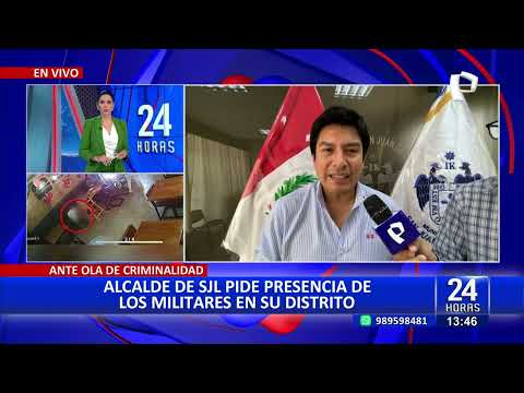 SJL: Alcalde Jesús Maldonado pide presencia de militares en su distrito