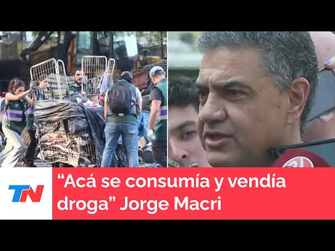 Desalojo de una feria ilegal en la Terminal de Retiro: “Acá se consumía y vendía droga” Jorge Macri